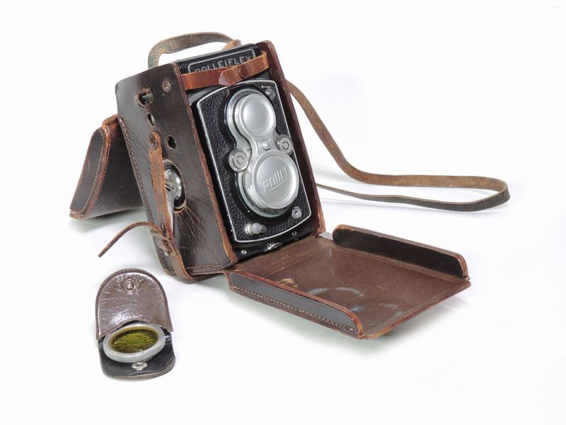 Macchina Fotografica Rolleiflex Compur Rapid, N° Serie 804749
