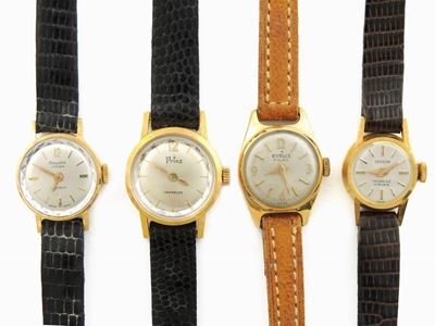 Quattro Orologi da Polso per Donna Evelix, Prinz, Teriam e Mogolex in Oro Giallo