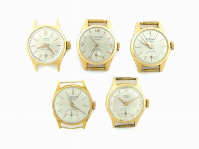 Cinque Orologi da Polso per Donna Herex e Dionis in Oro Giallo