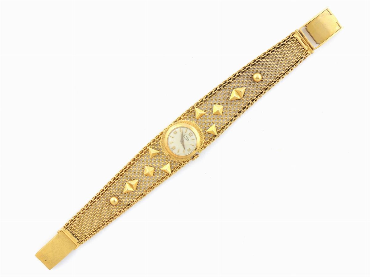 Orologio da Polso per Donna Etna in Oro Giallo