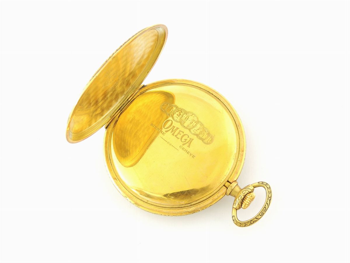 Orologio da Tasca per Uomo Omega in Oro Giallo