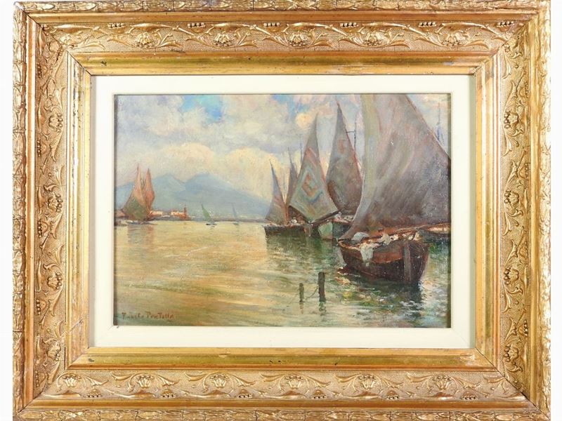 Fausto Pratella - Barche in Porto