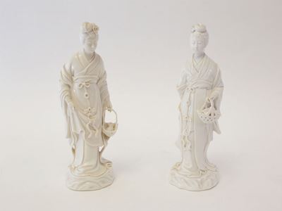 Coppia di Figure in Porcellana