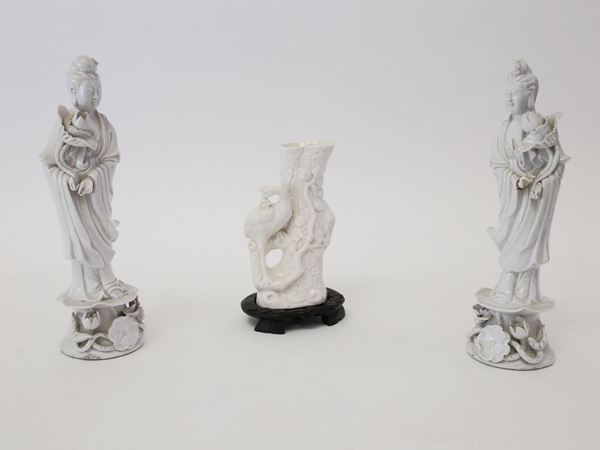 Lotto di figure in porcellana