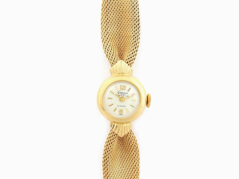 Orologio da Polso per Donna Geneva Sport in Oro Giallo