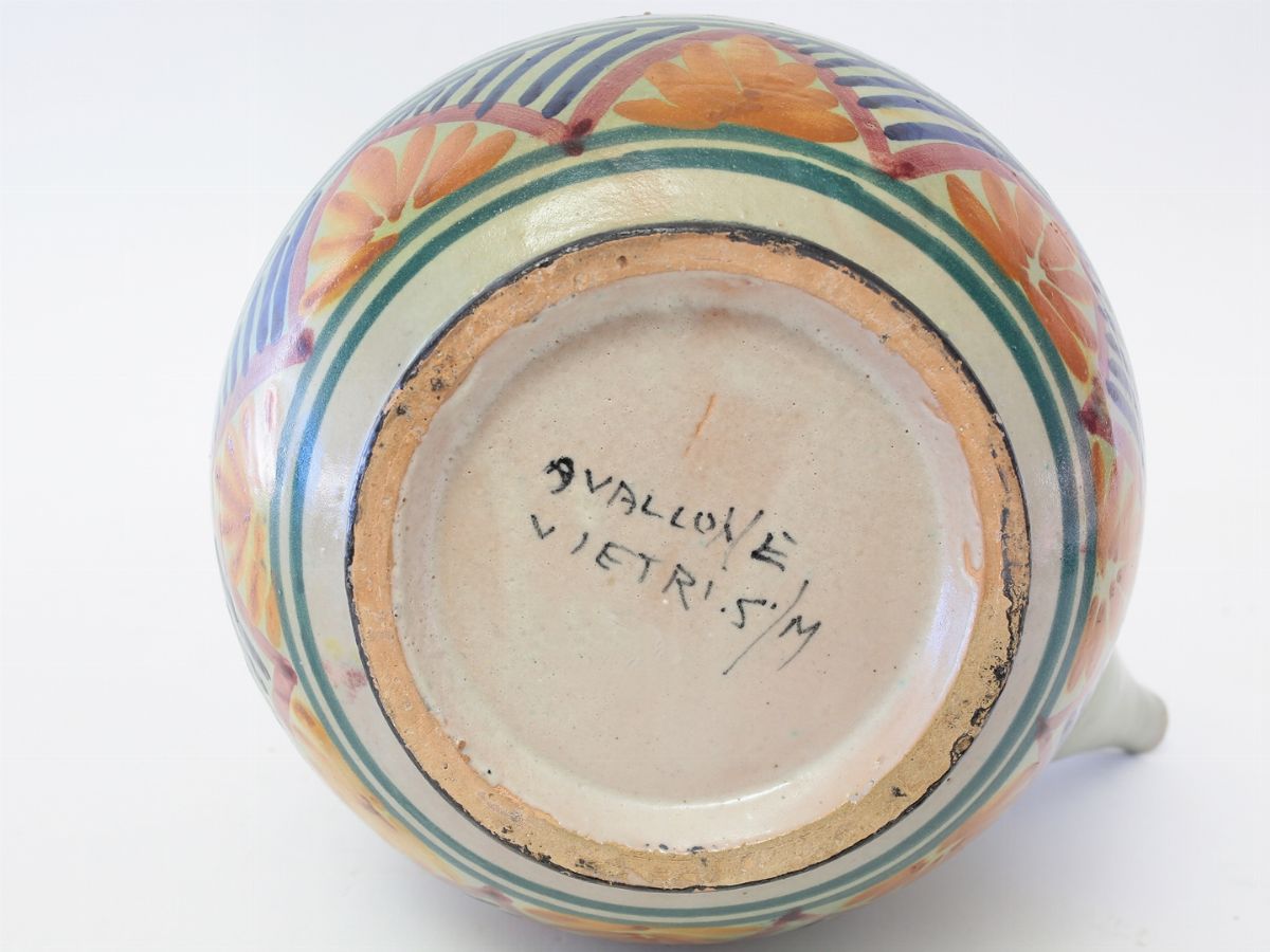 Versatoio in Terracotta Smaltata di Vietri
