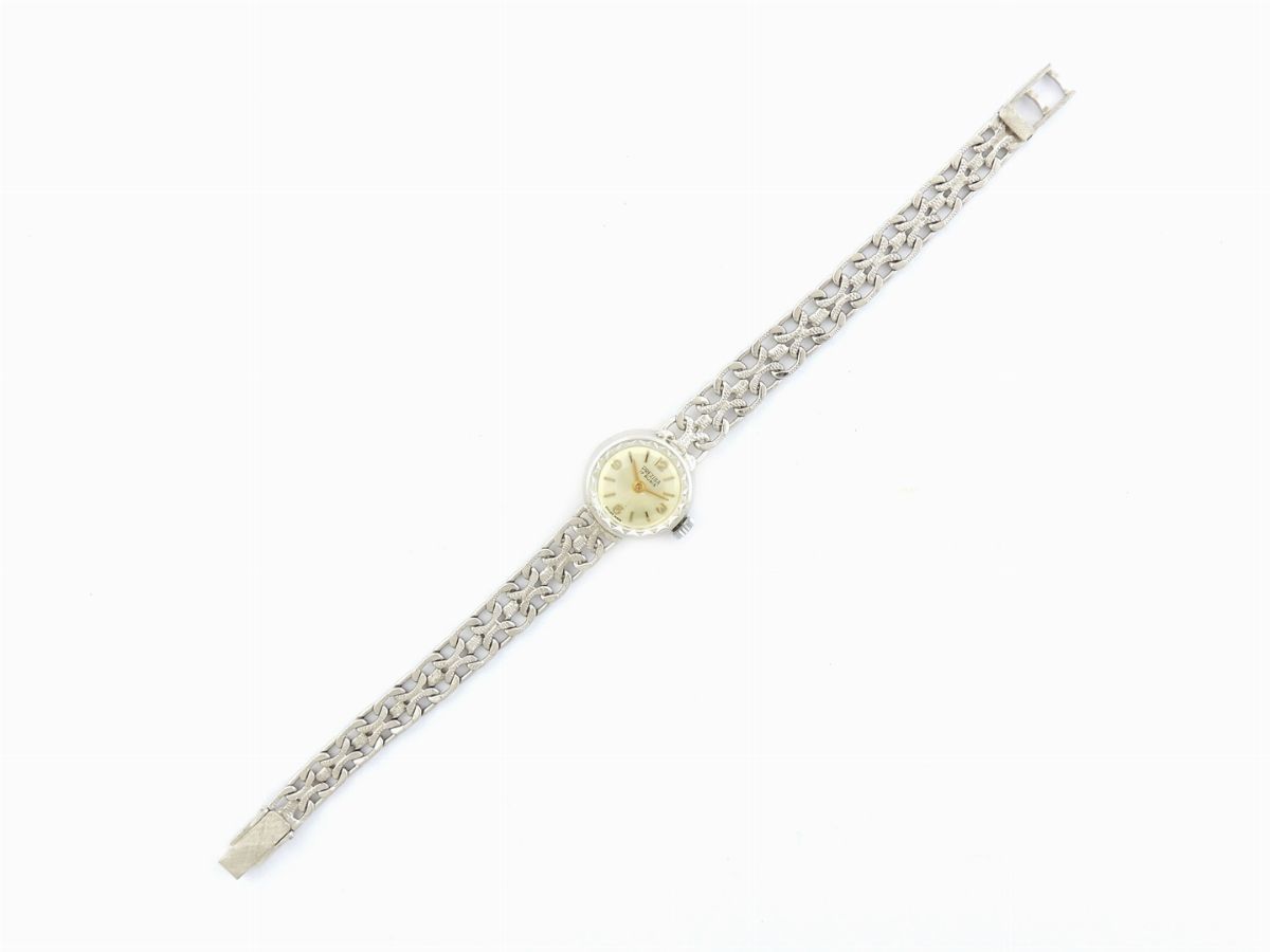 Orologio da Polso per Donna Prezisa in Oro Bianco