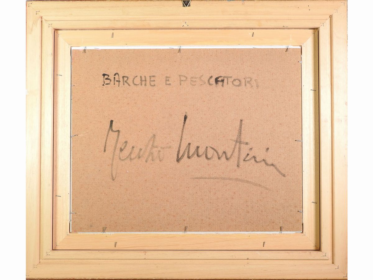 Renzo Martini - Barche e Pescatori