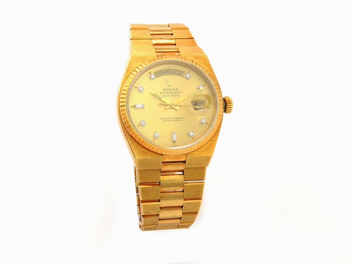 Orologio da Polso per Uomo Rolex in Oro Giallo e Diamanti