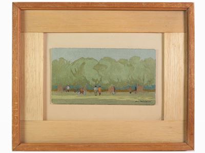Veduta di Parco con Figure
