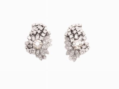 Orecchini in Oro Bianco e Diamanti