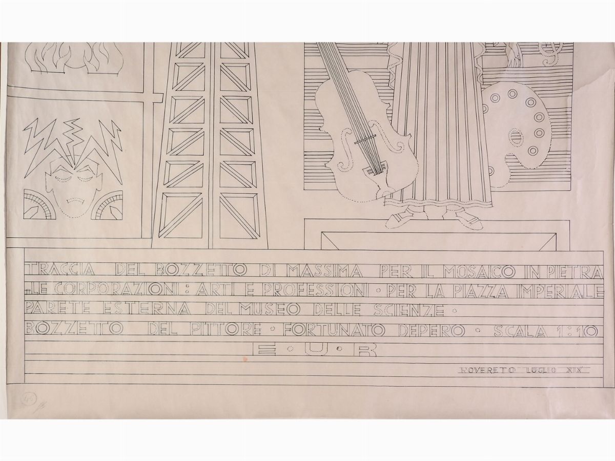 Fortunato Depero - La Musica 1941