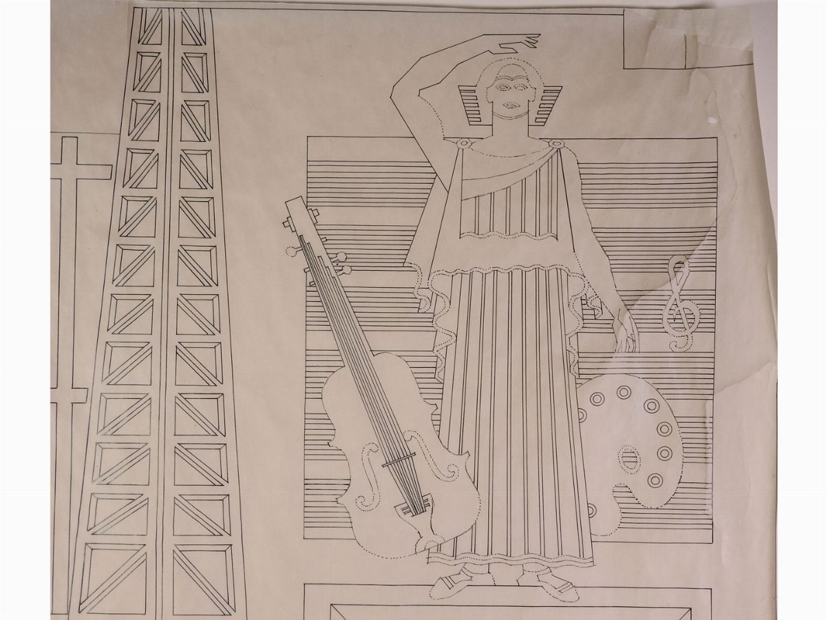 Fortunato Depero - La Musica 1941