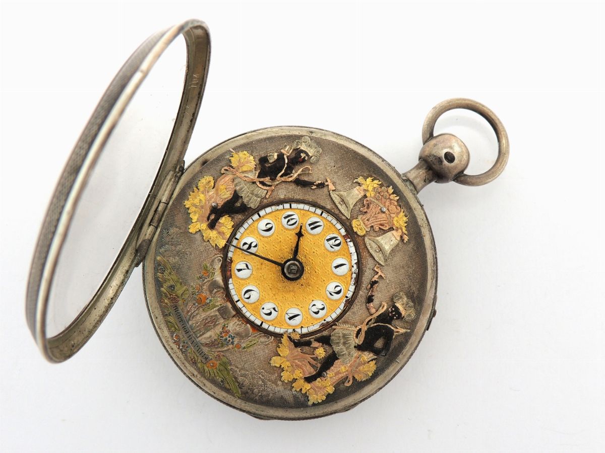 Orologio da Tasca per Uomo Berthoud in Argento