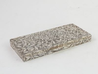 Scatola Porta Sigarette in Argento Ugo Borghetti Milano