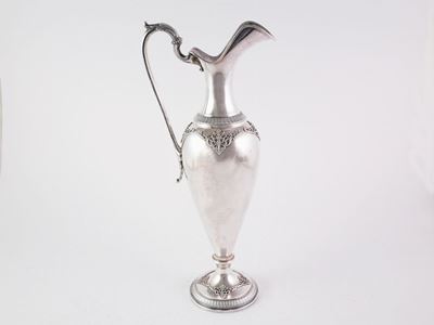 Vaso Ad Anfora in Argento