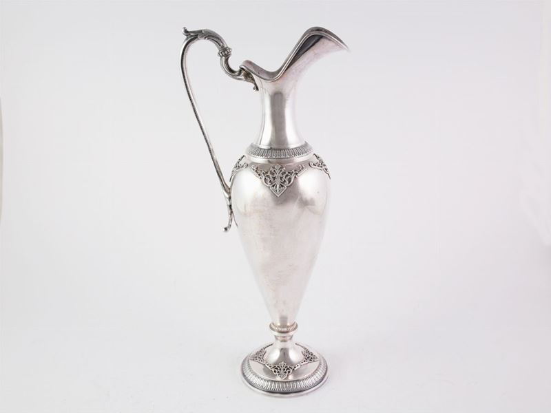 Vaso Ad Anfora in Argento