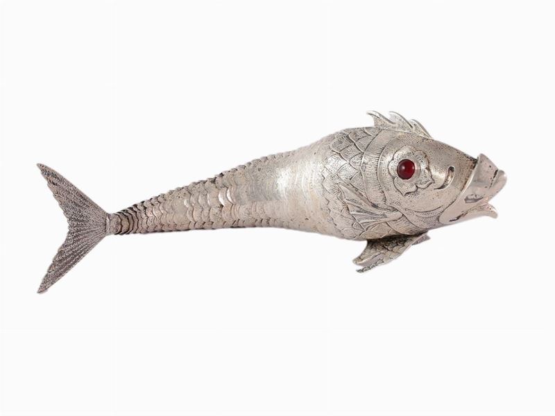 Pesce Soprammobile in Argento