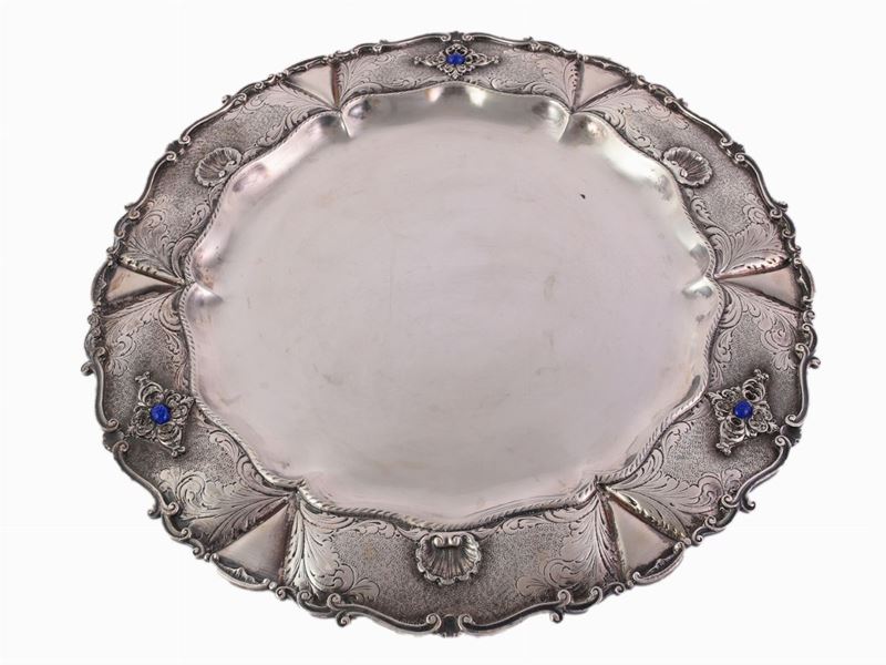 Vassoio Circolare in Argento