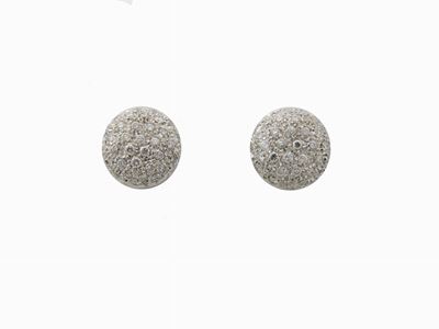 Orecchini in Oro Bianco e Diamanti