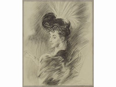 Ritratto di Maria Dorotea (dora) Labouchère Starrabba di Rudinì Ruspoli 1902