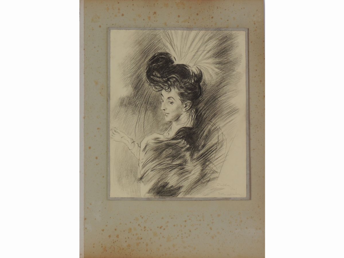 Giovanni Boldini - Ritratto di Maria Dorotea (dora) Labouchère Starrabba di Rudinì Ruspoli 1902