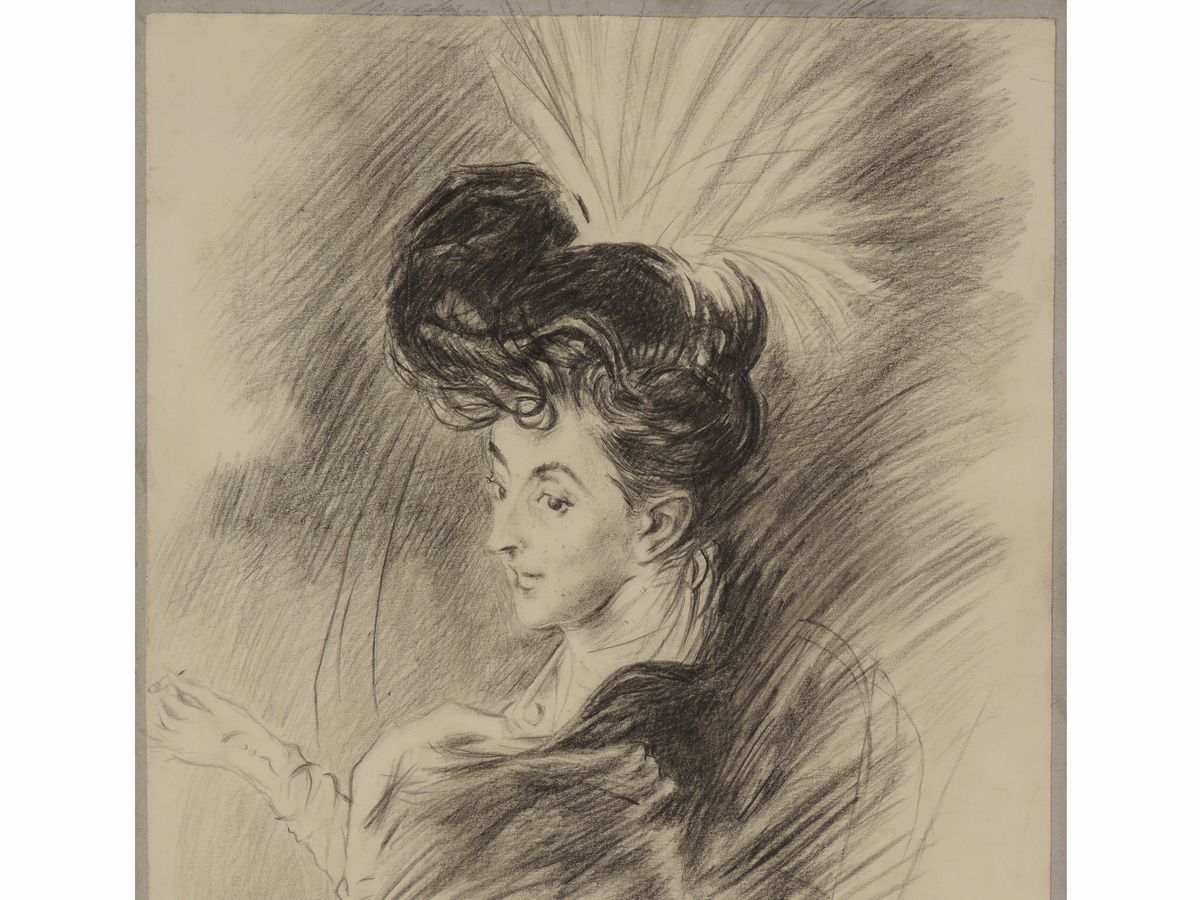 Giovanni Boldini - Ritratto di Maria Dorotea (dora) Labouchère Starrabba di Rudinì Ruspoli 1902