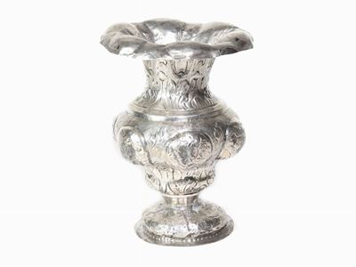 Vaso Portapamette in Lamina D'argento