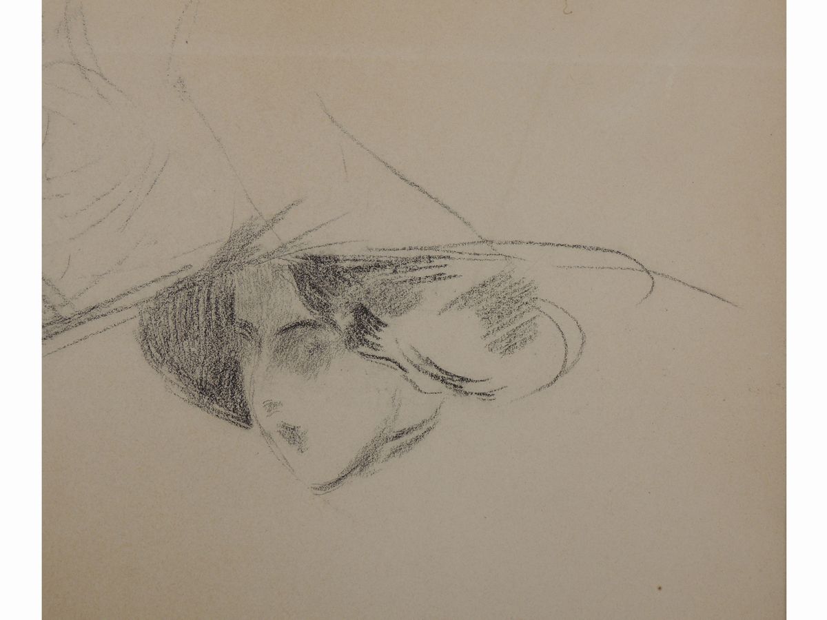 Giovanni Boldini - Due Studi per Ritratto Femminile