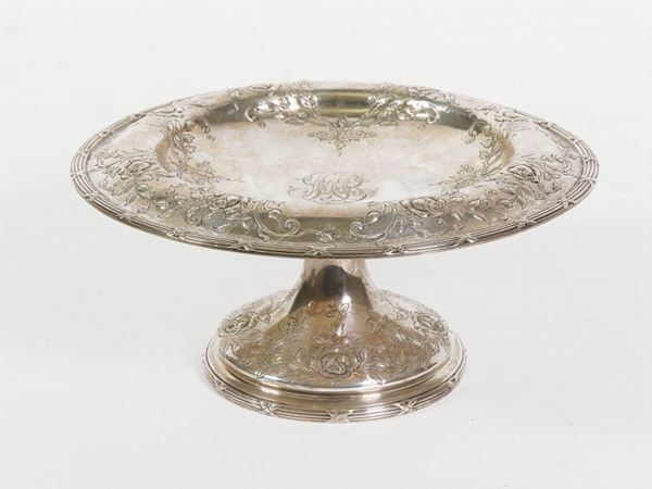 A Gorham sterling silver stand