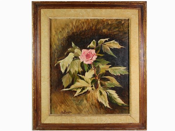 Augusto Burchi : Rose  ((1853-1919))  - Auction A florentine collection - Maison Bibelot - Casa d'Aste Firenze - Milano
