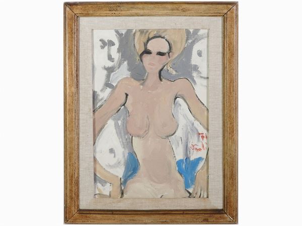 Bruno Paoli : Nudo femminile 1971  ((1915-2005))  - Asta Arte moderna e contemporanea - Maison Bibelot - Casa d'Aste Firenze - Milano