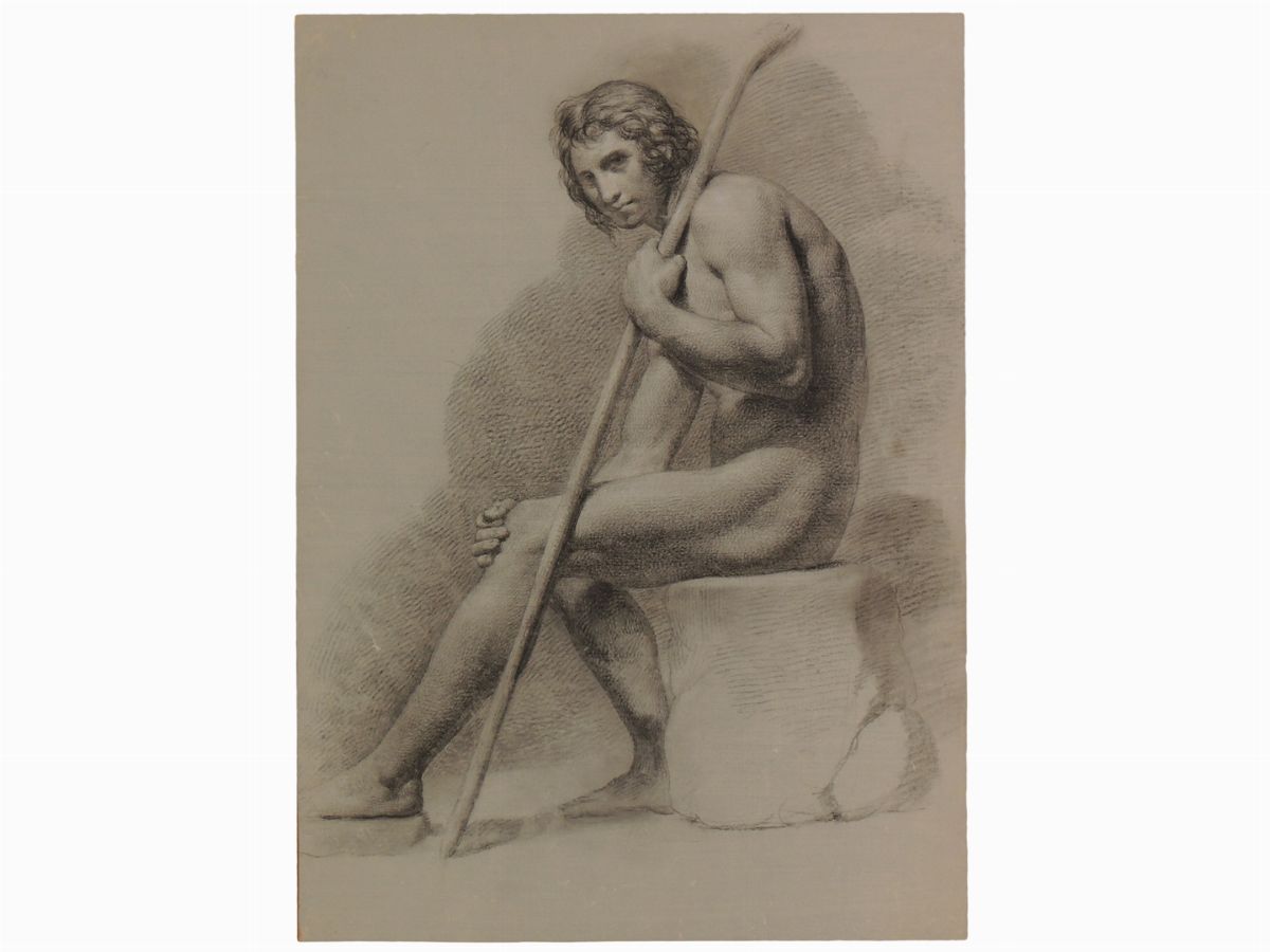 Luigi Sabatelli Attribuito - Due Nudi Maschili