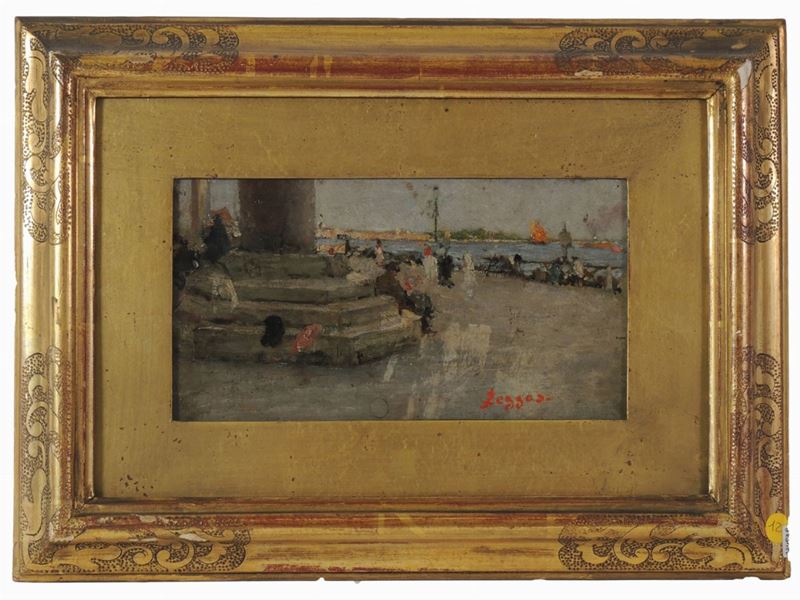 Leonardo Bazzaro - Veduta di Chioggia