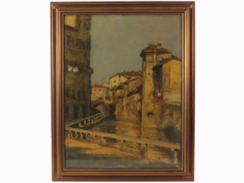 Giuseppe Maria Cattano - Naviglio Antico 1926