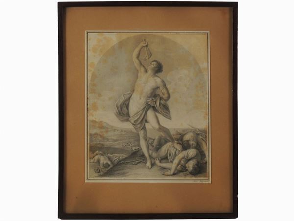 Mythological scene  (19th century)  - Auction Furniture and paintings from a milanese apartment - Maison Bibelot - Casa d'Aste Firenze - Milano