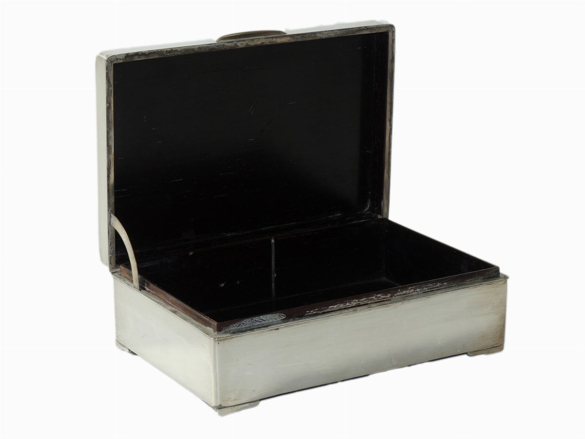 Scatola Portasigarette Suzuyo in Argento Sterling
