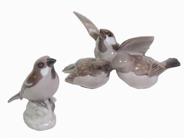 Two Bing & Grondah porcelain groups  (Denmark)  - Auction Furniture, silverware,  old master paintings and curiosity - Maison Bibelot - Casa d'Aste Firenze - Milano