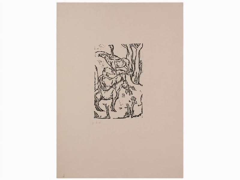 Antony De Witt - Personaggi e Paesaggio con Cavalli