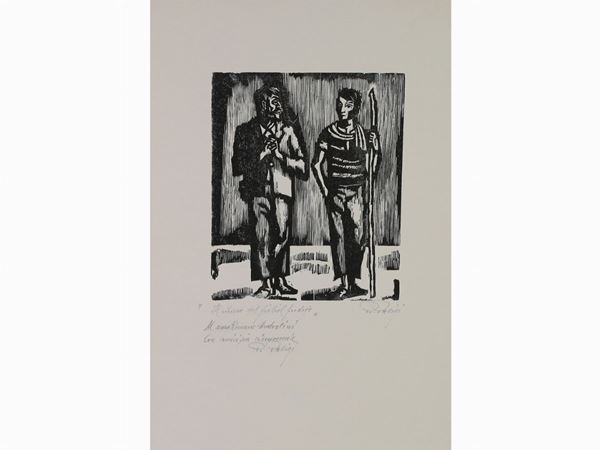Pietro Parigi - Composition with figure