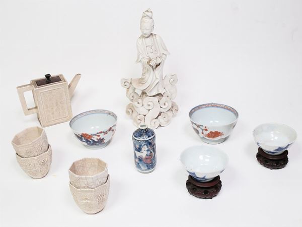 Lot of porcelain chinoiserie  (early 20th century)  - Auction Furniture and paintings from a milanese apartment - Maison Bibelot - Casa d'Aste Firenze - Milano