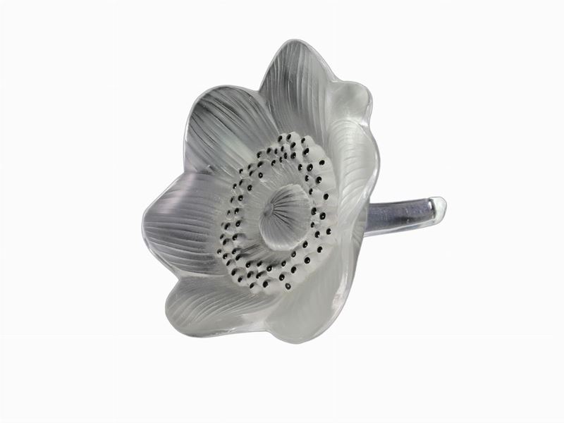 Anemone in Cristallo Lalique