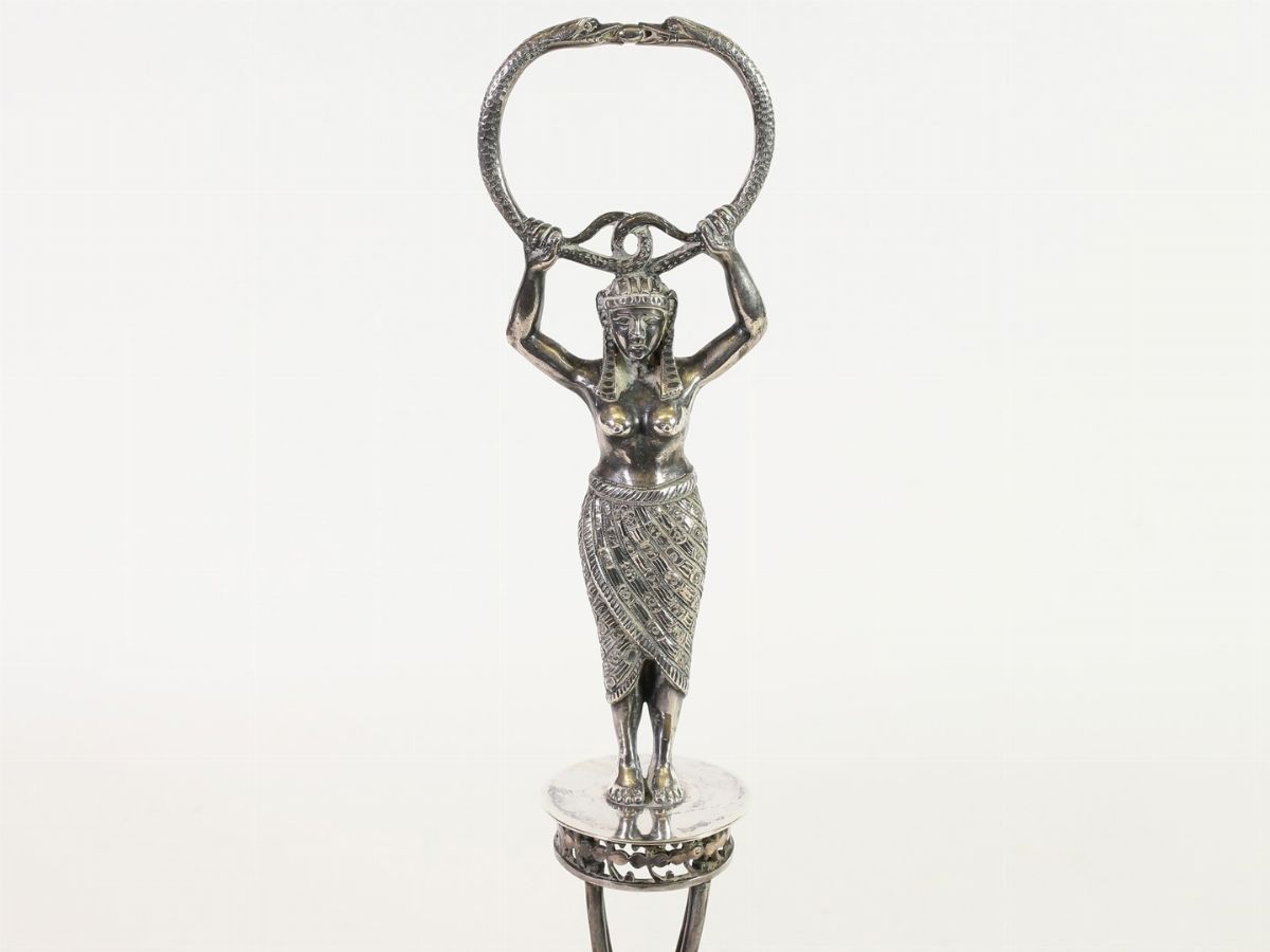 Grande Oliera in Argento "retour D'egypte"