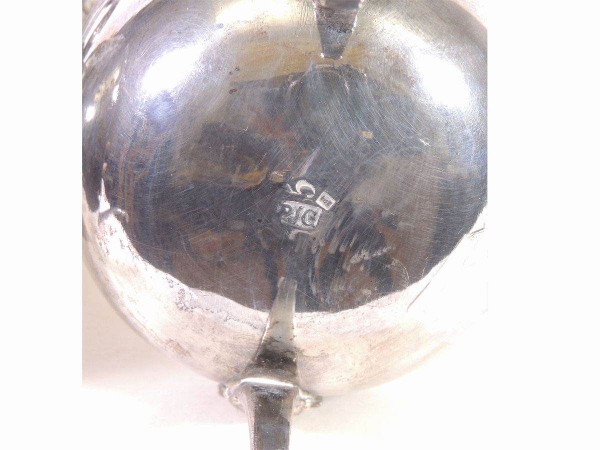 Doppia Saliera in Argento in Stile "retour D'egypte"