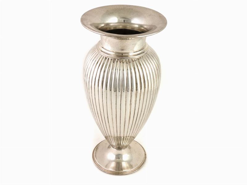 Grande Vaso Pampaloni Firenze in Argento Sterling