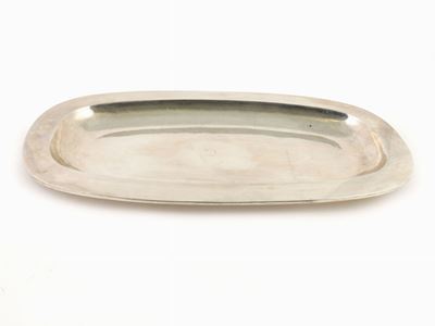 Vassoio Ovale in Argento Teghini Firenze