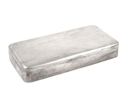 Scatola Portasigarette in Argento Liscio