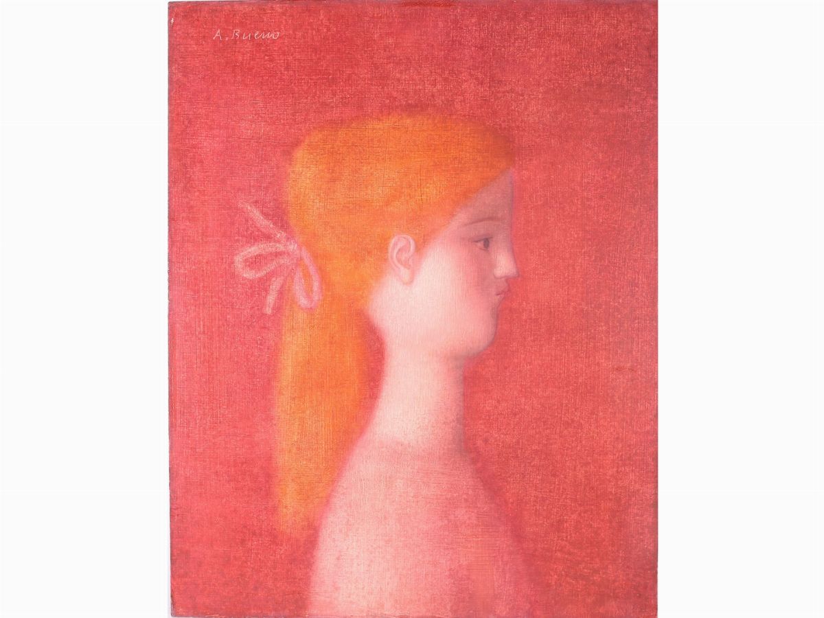Antonio Bueno - Profilo di Fanciulla 1974 Circa