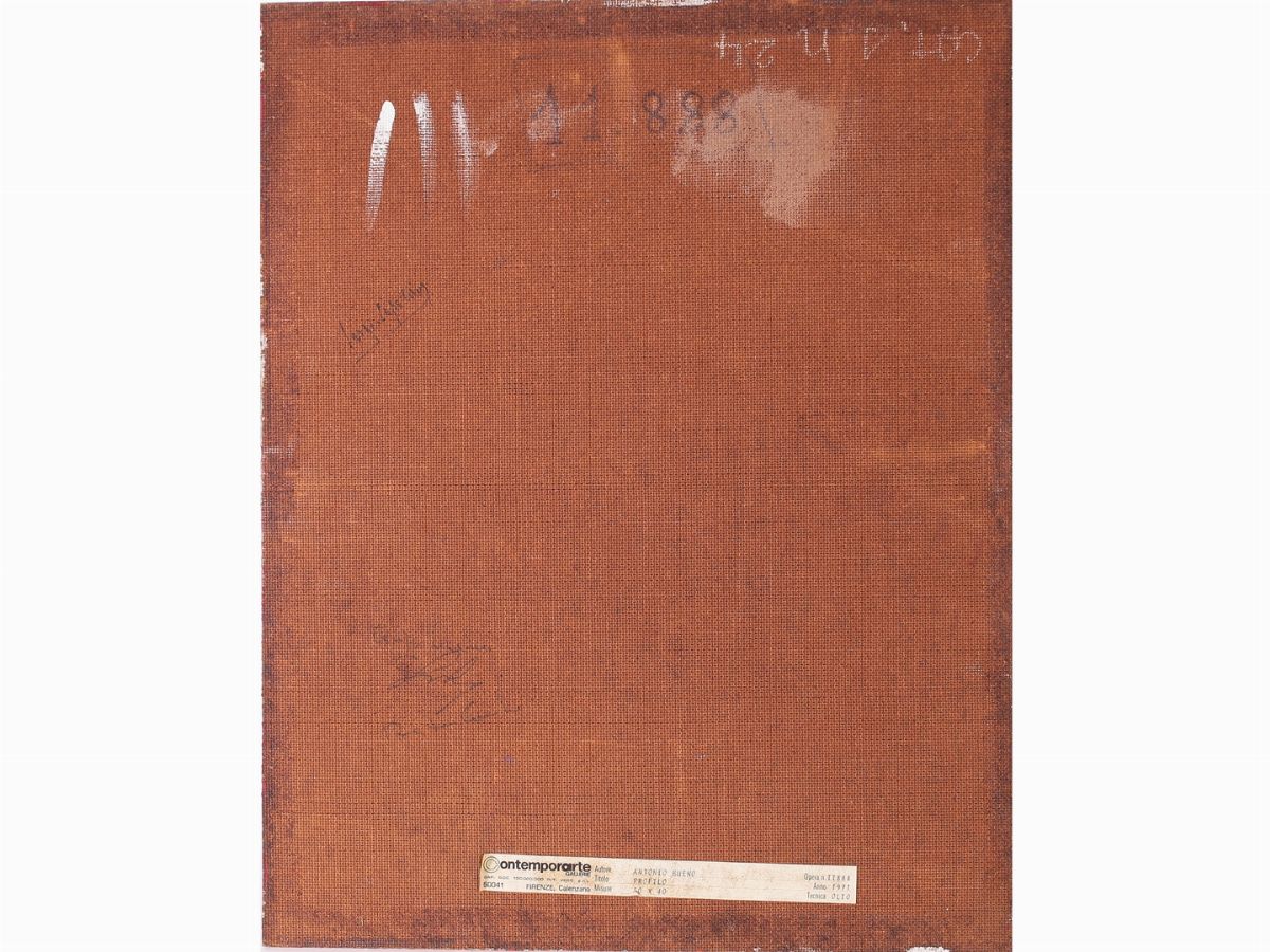 Antonio Bueno - Profilo di Fanciulla 1974 Circa