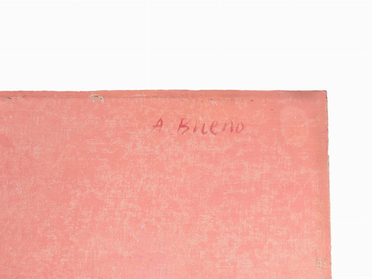 Antonio Bueno - Ritratto di Donna con Pelliccia e Guanti Gialli